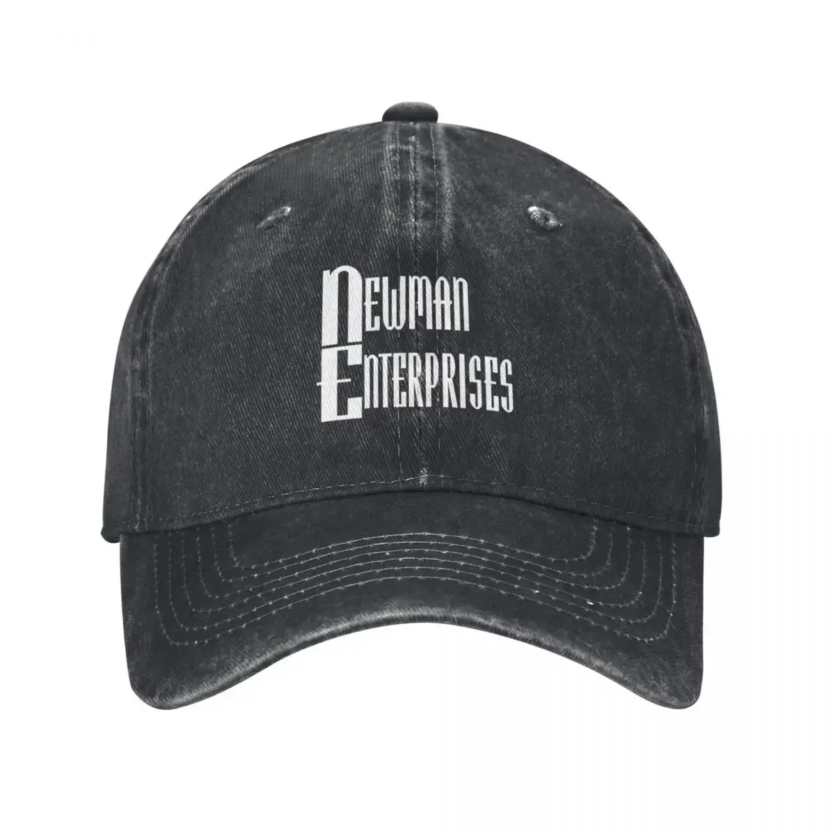 Фото Корпоративная бейсболка Newman Enterprises - черная бейсболка с черным фоном, тактическая кепка, шляпа для вечеринок, дизайнерская шляпа, роскошная шляпа для женщин и мужчин №2