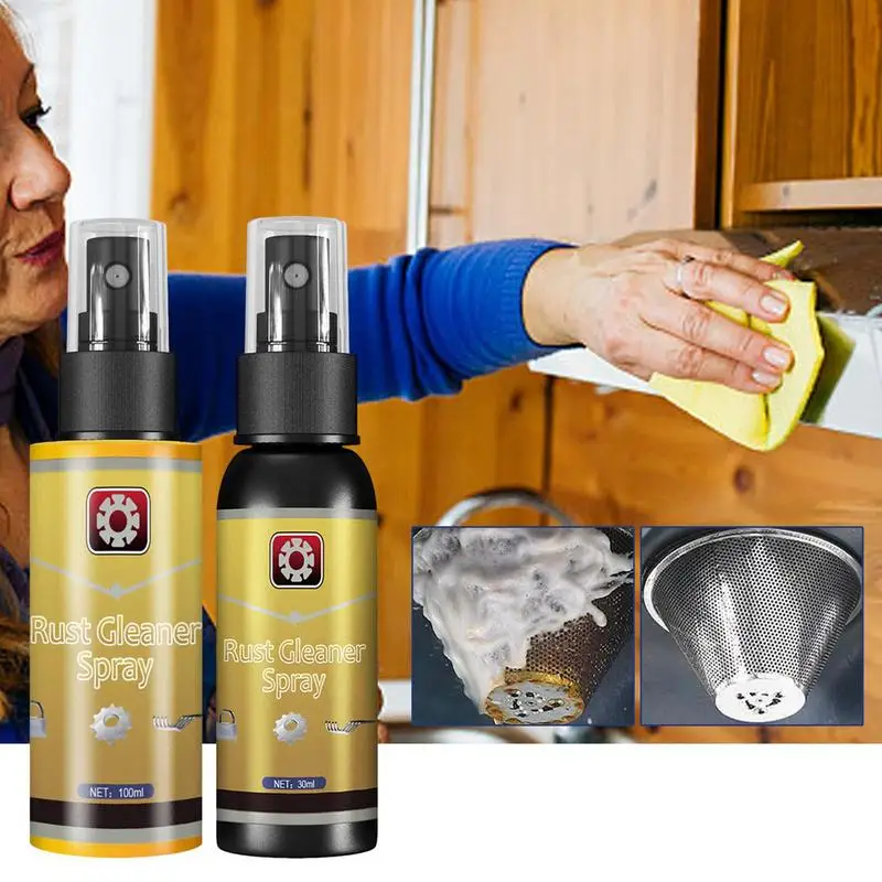 

Rust Removal Spray Long Lasting Safe Deep Cleaning Rust Instant Remover Spray Derusting Spray Metal Cleaner Household Rust
