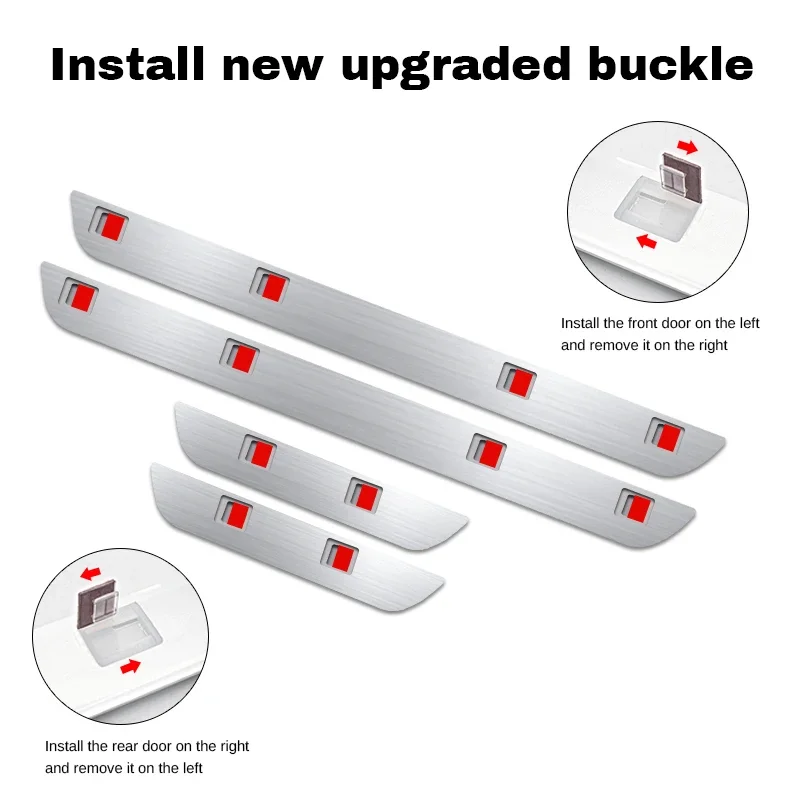 Новая светодиодная накладка на порог для педали автомобиля добро пожаловать