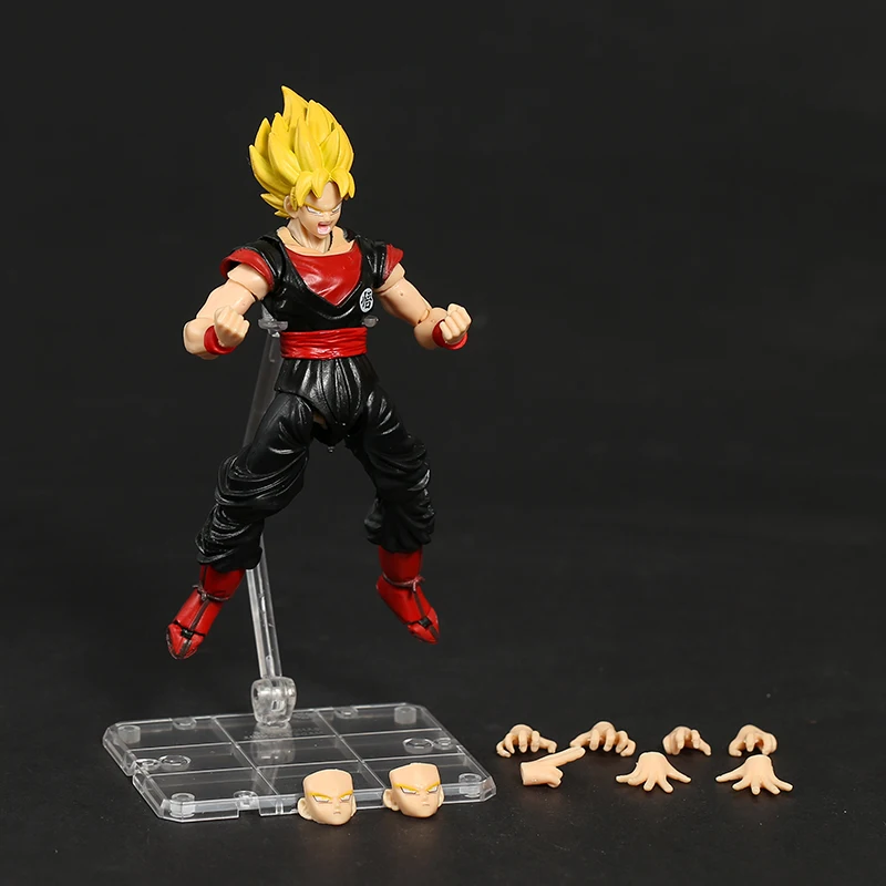 SHF Dragon Ball Super Saiyan Son Goku Clone Games Battle Hour Exclusive Anime Figurine Collectile Action Figure Toy