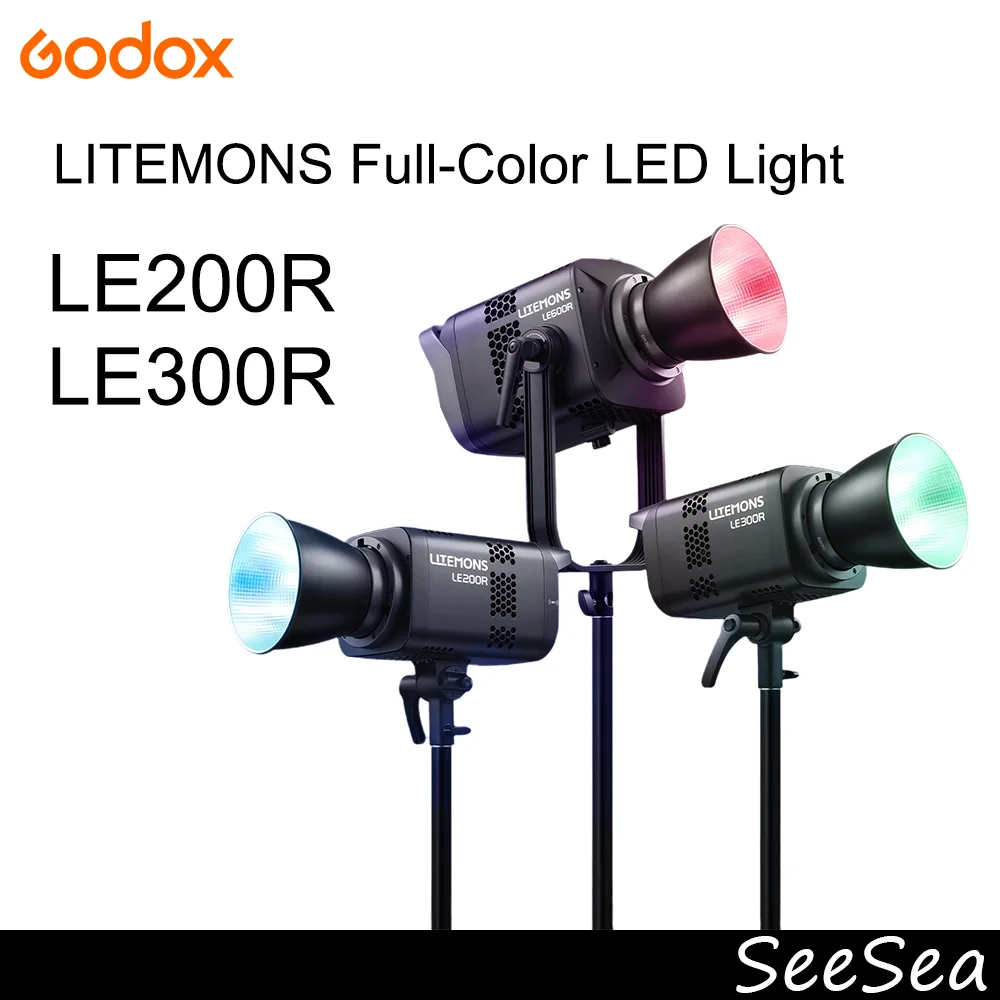 Фото Светодиодный RGB-осветитель Godox LE200R/LE300R LITEMONS для фотосъемки №1