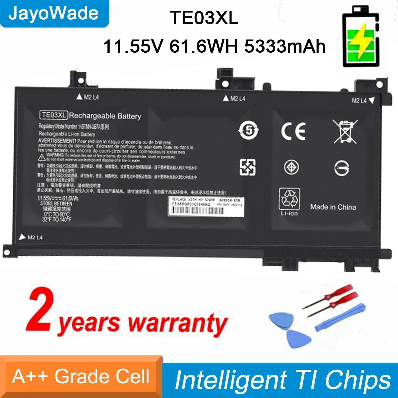 Новый смарт-аккумулятор TE03XL для ноутбука HP OMEN 15-bc011TX 15-bc012TX 15-bc013TX 15-AX015TX AX017TX