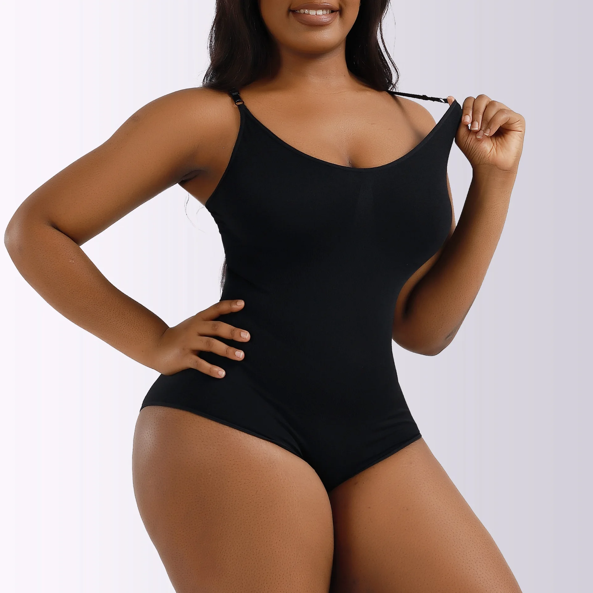 Seamless Bodysuit Shapewear Women Tummy Slimming Shapewear Overlap Crotch Briefs Shapers Waist Trainer Body Shaper Underwear