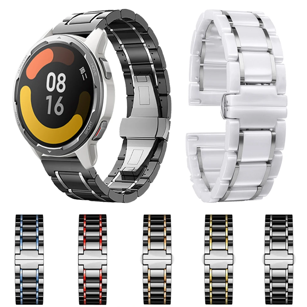 

Ремешок керамический для Xiaomi Watch Color 2, сменный Браслет для наручных часов, 22 мм
