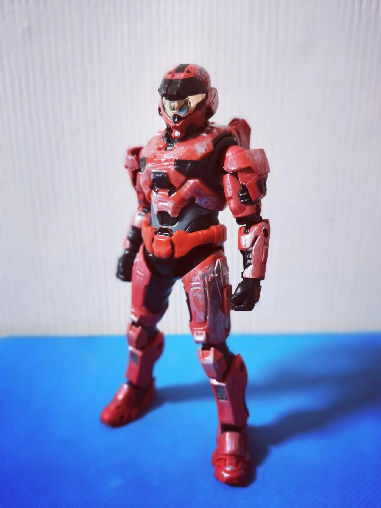 Halo The Spartan Collection Series Red MK VII No Accessory 6.5" Loose Action Figure Figurine Toy Doll |