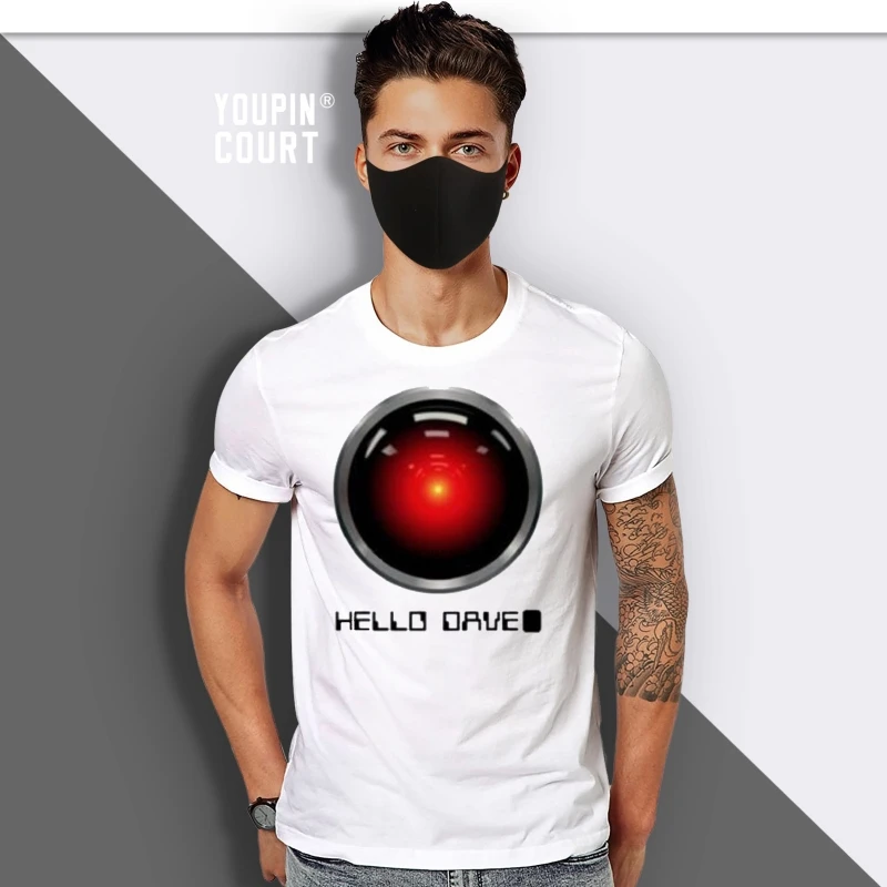 

Hello Dave T Shirt A Space Odessey Hal 9000 Vintage Cool Gift Tee 233