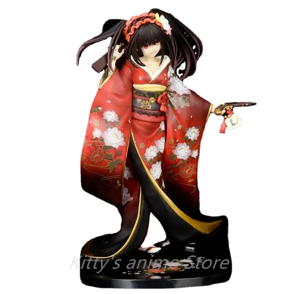 

Anime Figures Date A Live Tokisaki Kuzou Showy Kimono Tokisaki Kurumi Model Boxed Figures