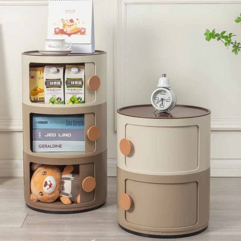 Прикроватная тумбочка с скандинавским градиентом мини-пластиковая креативный