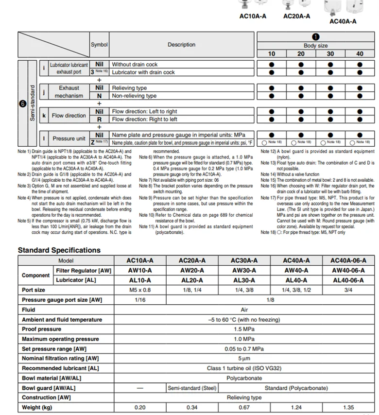 SMC AC30A-03DG-KS-A точный регулятор напряжения комбинированные компоненты воздуха: