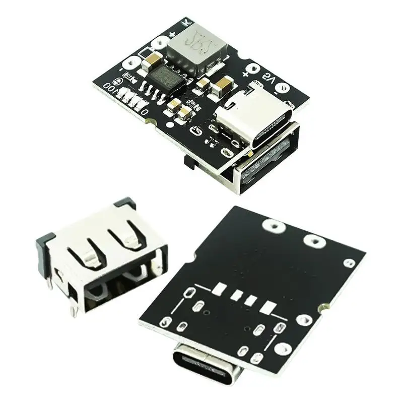 

Lithium Battery Charger Board Type-C Power Board Charge Protection Module Step Up Module For 4.2V Lithium Battery High Precision