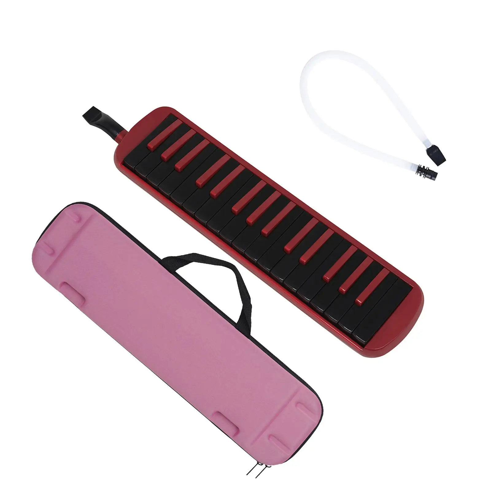 

32 Key Melodica and Carrying Case Piano Blowpipe Educational Toys Wind Musical Instrument for Beginner