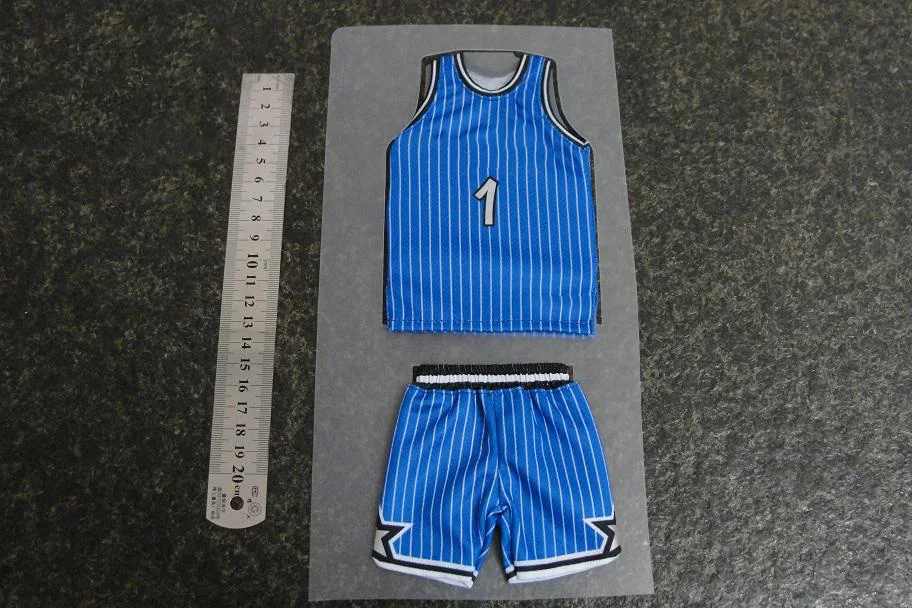 

Enterbay EB 1/6 Soldier Basketball Star Anfernee Hardaway Blue Jersey Model Toy Fit 12'' Action Figure Body In Stock