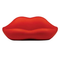 hot red pink lips couch loveseat sofa