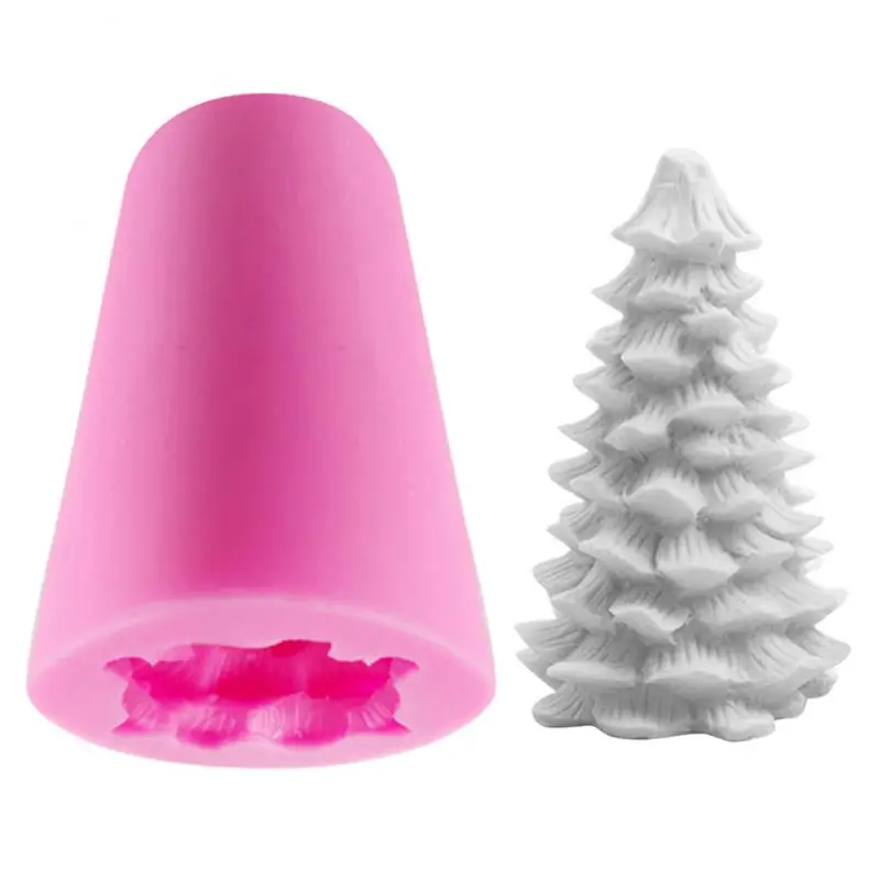 

Trumpet 3D Christmas Tree Candle Cake Silicone Mould Handmade Soap Mold Cake Mold Silicone Cake Mold Cristmas Decoration Baking