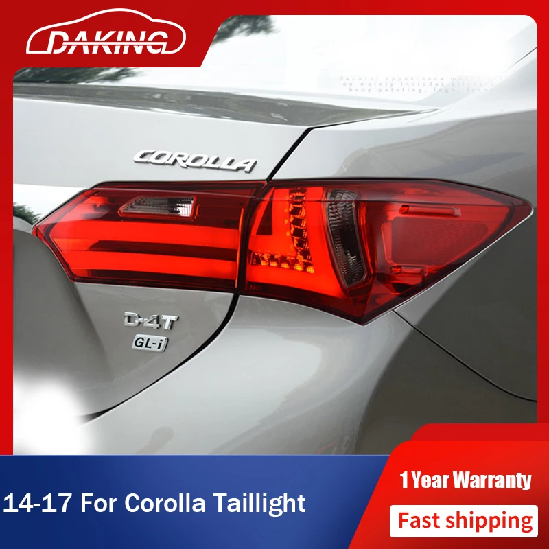 

New Coming Car LED Taillights For TOYOTA Corolla 2014 - 2017 DRL Day Running Turn Signal Brake Reverse Rear Lamp Tail Lights