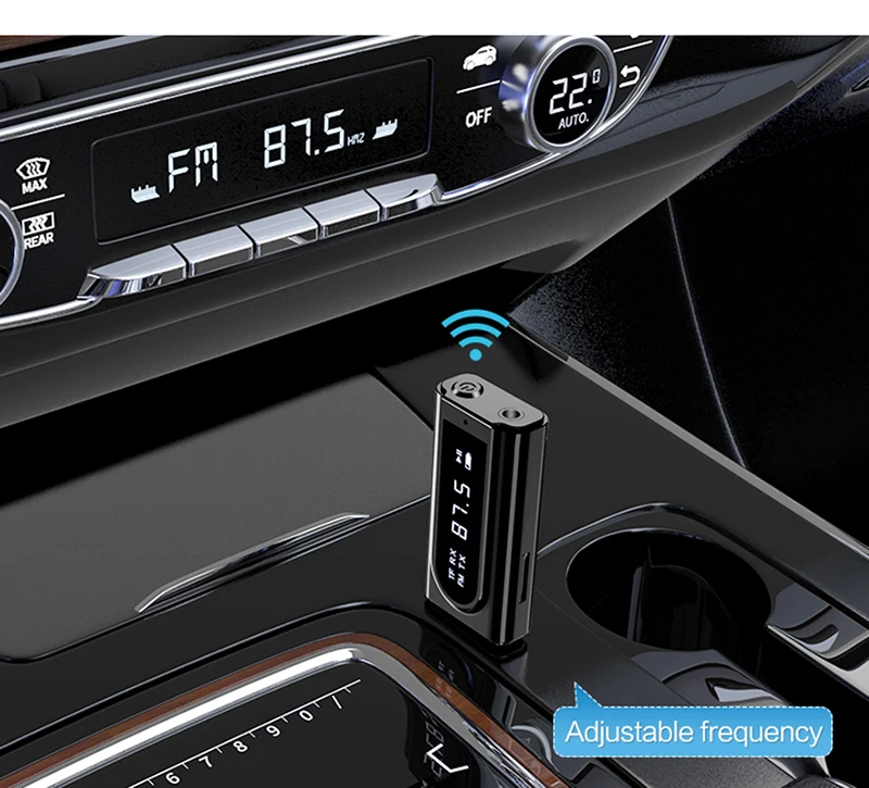 Приемник FM-передатчика DISOUR Bluetooth 5 0 адаптер AUX USB для TF-карты MP3-плеера домашняя