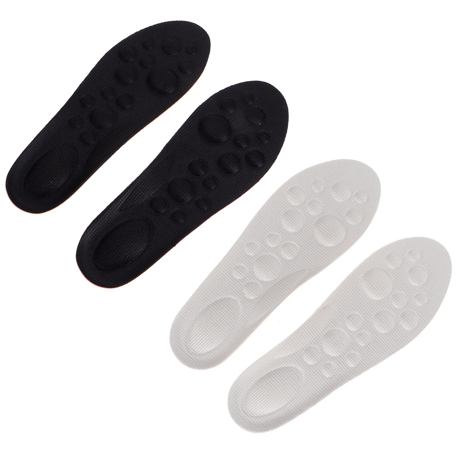 

2 Pairs Insole Massage Insoles Kids Child Feet Cushion Pads Foot Running Shoes Arch Support Damping