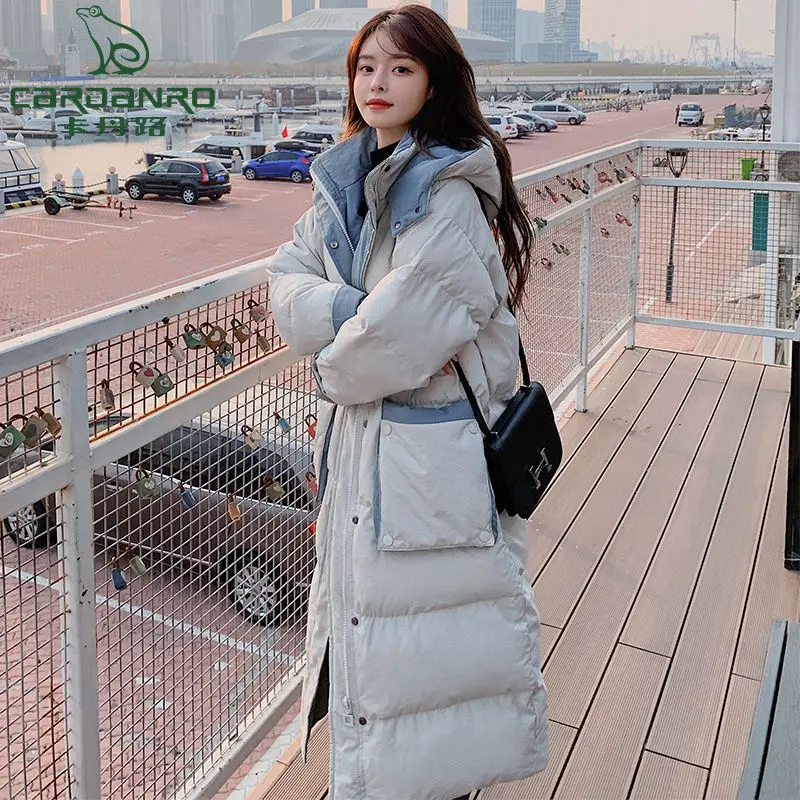 

Women Cotton Padded Puffer Jacket Coat Female Parka Outdoor Warm Clothing Ladies Portable Thick Quilted Cotton Outerwear G160