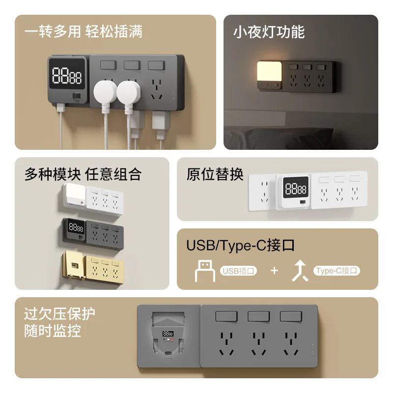 Расширенная интеллектуальная розетка повышенного напряжения.