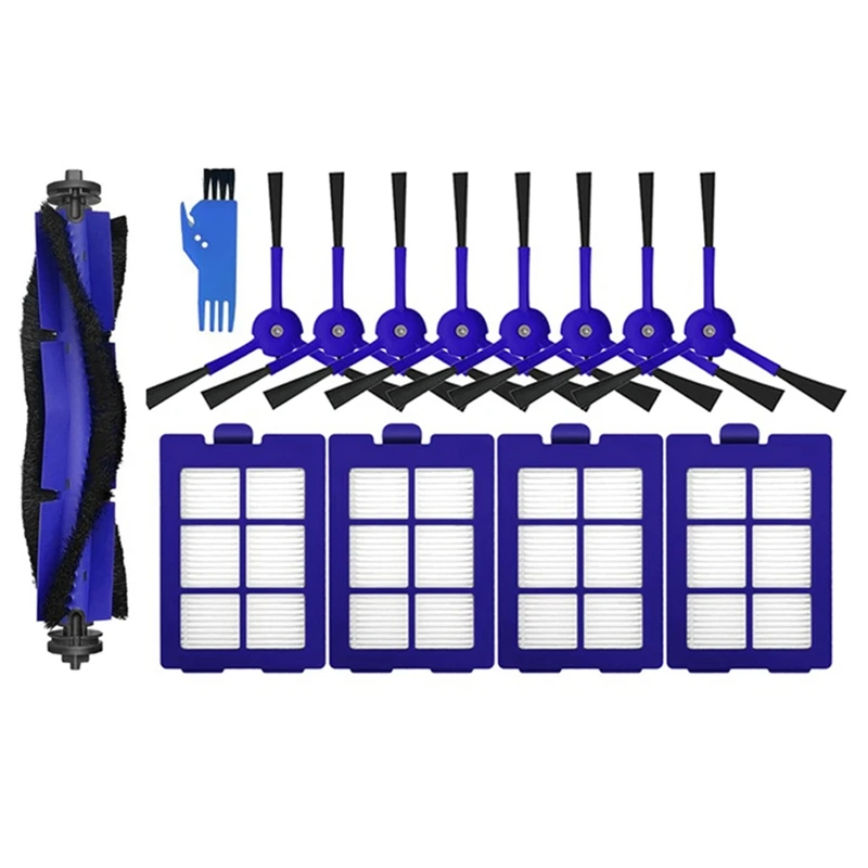 

Набор сменных фильтров для пылесоса Eufy Robovac X8 робот-гибрид, моющаяся основная и боковая щетка, 14 шт.