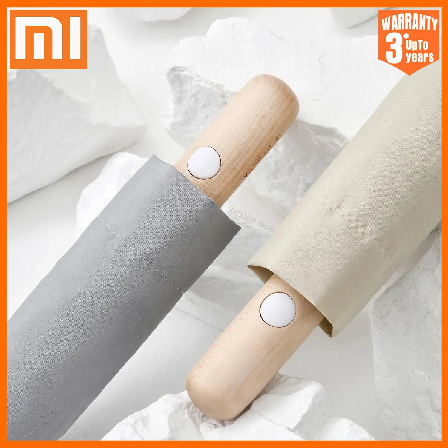 

Зонт Автоматический деревянный женский складной, 112 см, с защитой от дождя