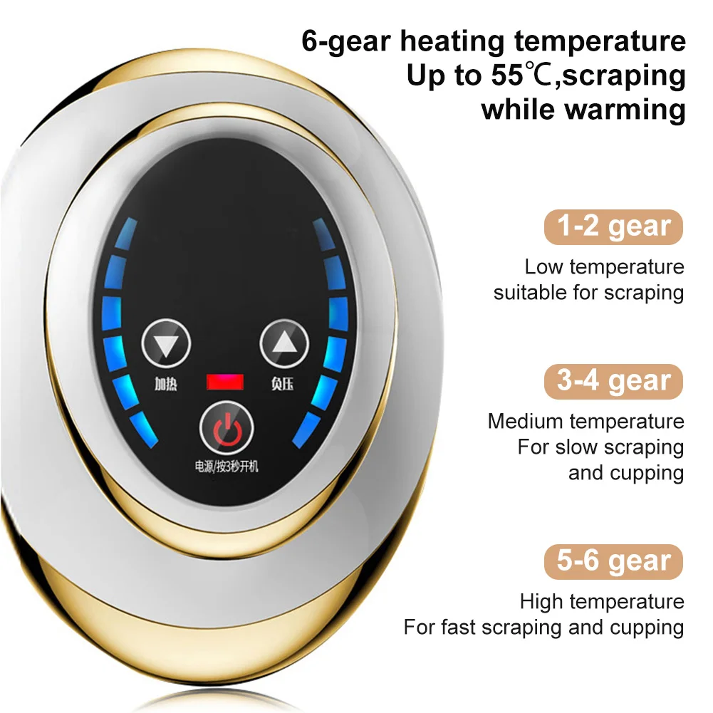 

Electric Scraping Device Electric Cupping Scraping Massager Cellulite Massager Weight Loss Body Slimming Guasha Tool Fat Burner