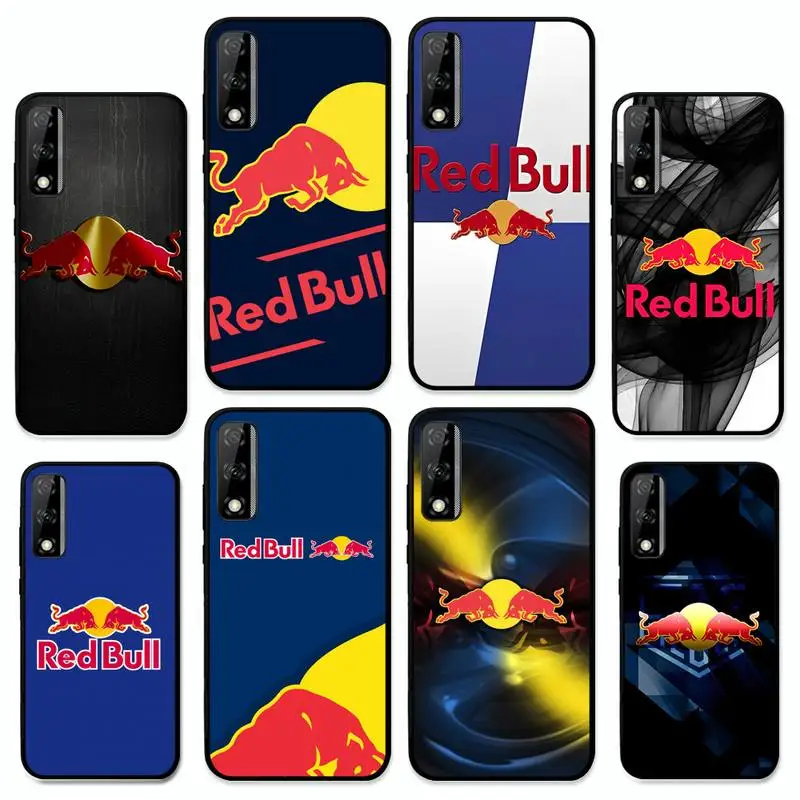 

R-RED Energy drink B-Bull Phone Case For Huawei Y9 6 7 5 Prime Enjoy 7s 7 8 plus 7a 9e 9plus 8E Lite Psmart Shell