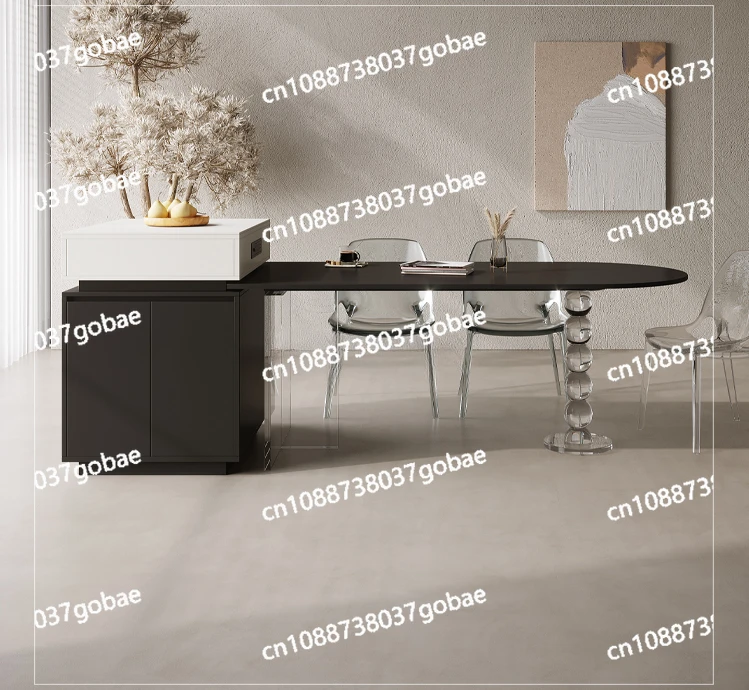 Акриловый обеденный стол каменная плита подвесной кухонный остров современный