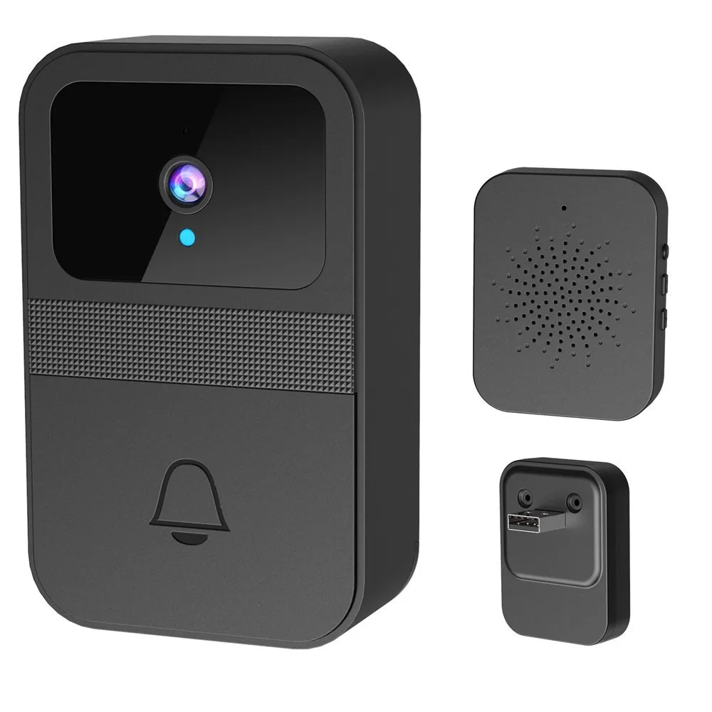 5pcs D9 Intelligent Visual Doorbell Universal Remote Home Monitoring Video Intercom HD Night Vision Capture