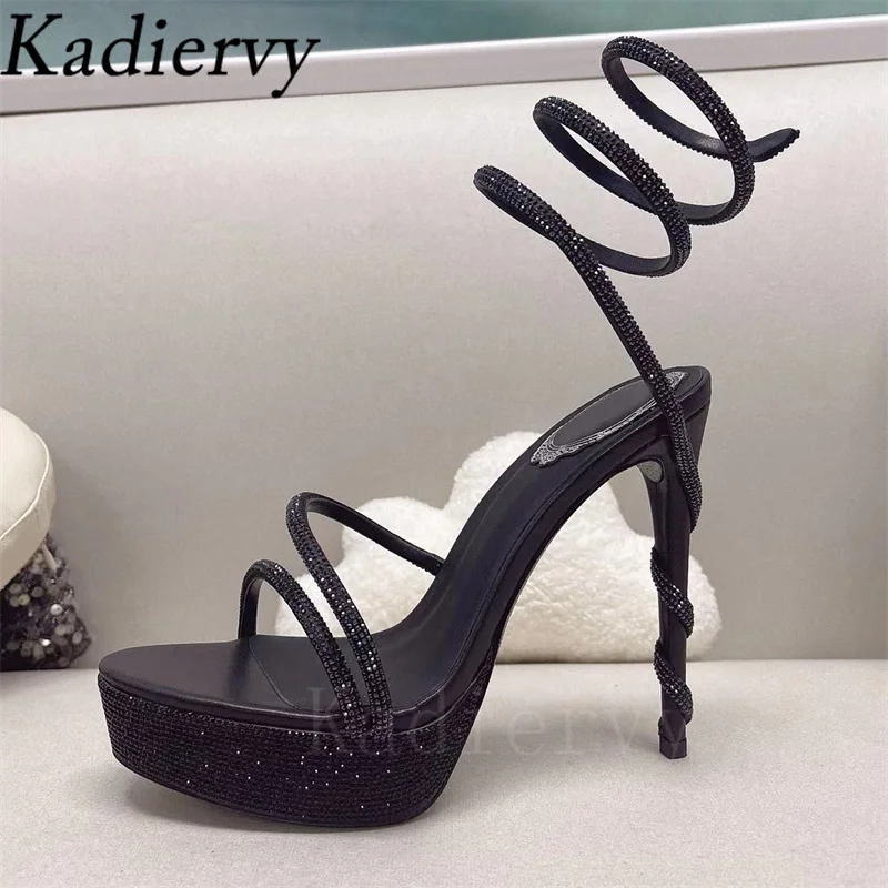 Женские босоножки на очень высоком каблуке модельные туфли с ремешком щиколотке