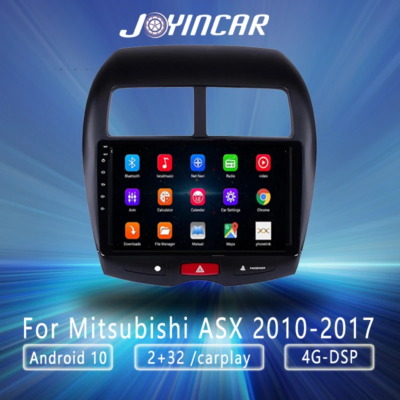 

4G Carplay Car Radios Multimedia Player For Mitsubishi ASX 1 2010-2016/Citroen C4 Aircross 2012-2017 Android Auto Android 10
