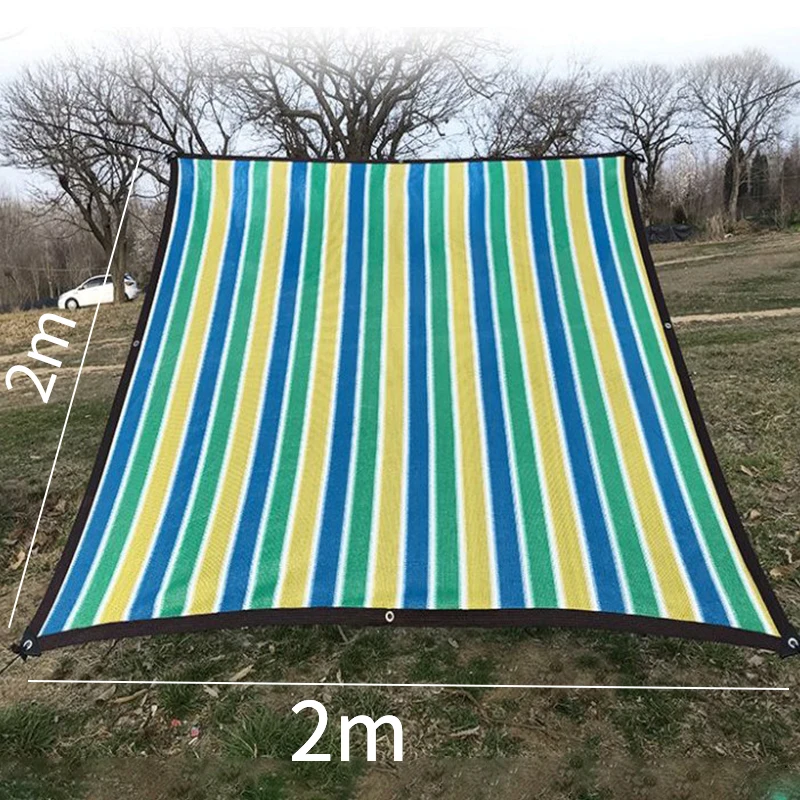 

2X2M Outdoor Awning Courtyard Carport Balcony Swimming Pool Sunshade Insulation Shade Net Sun Protection Polyethylene