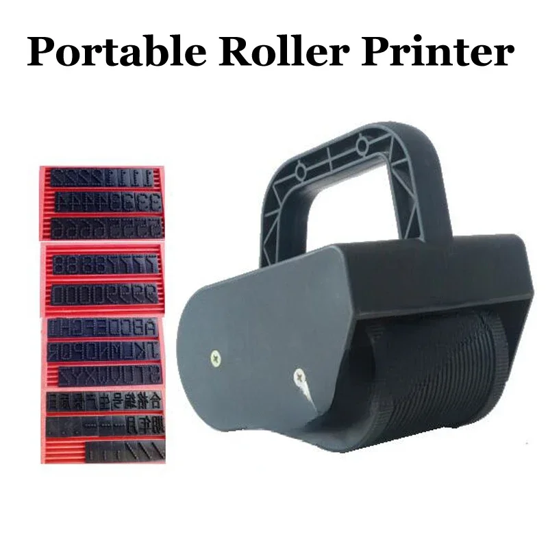 Портативный барабанный принтер кодировщик даты портативная штамповочная машина