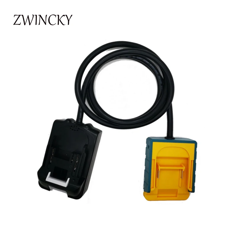 EU plug Battery Extension Cord Tool Suitable for Makita For Bosch For Milwaukee For DeWalt 18v lithium Batteries and tools