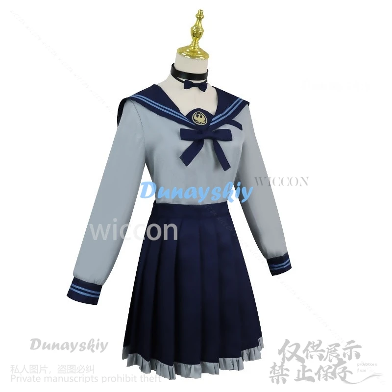 Костюм для косплея аниме Vtuber Hololive Juufuutei Hands школьная форма Jk платье парик YouTuber