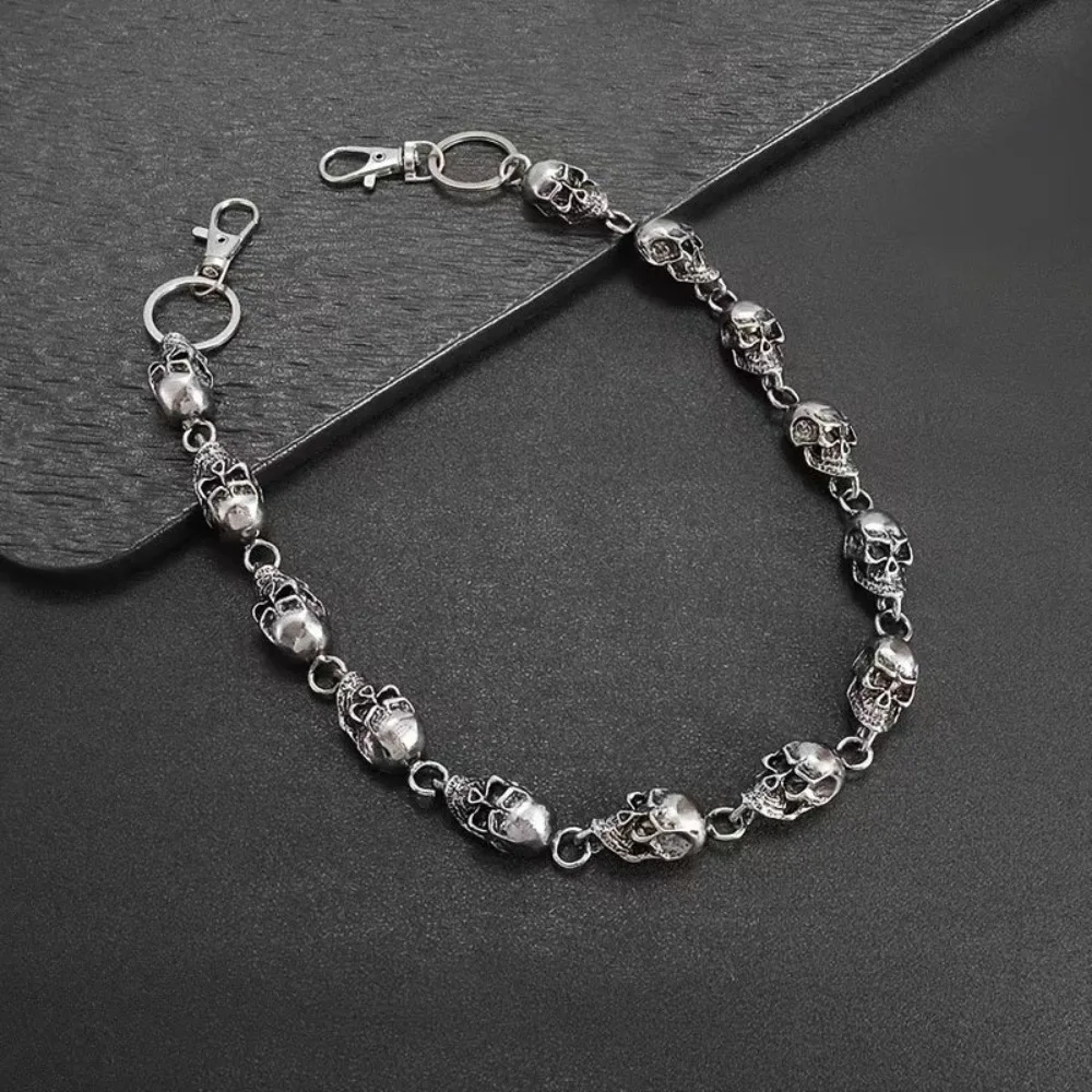 Готический панк тяжелая поясная цепочка винтажная рок-мужская в стиле брелки для