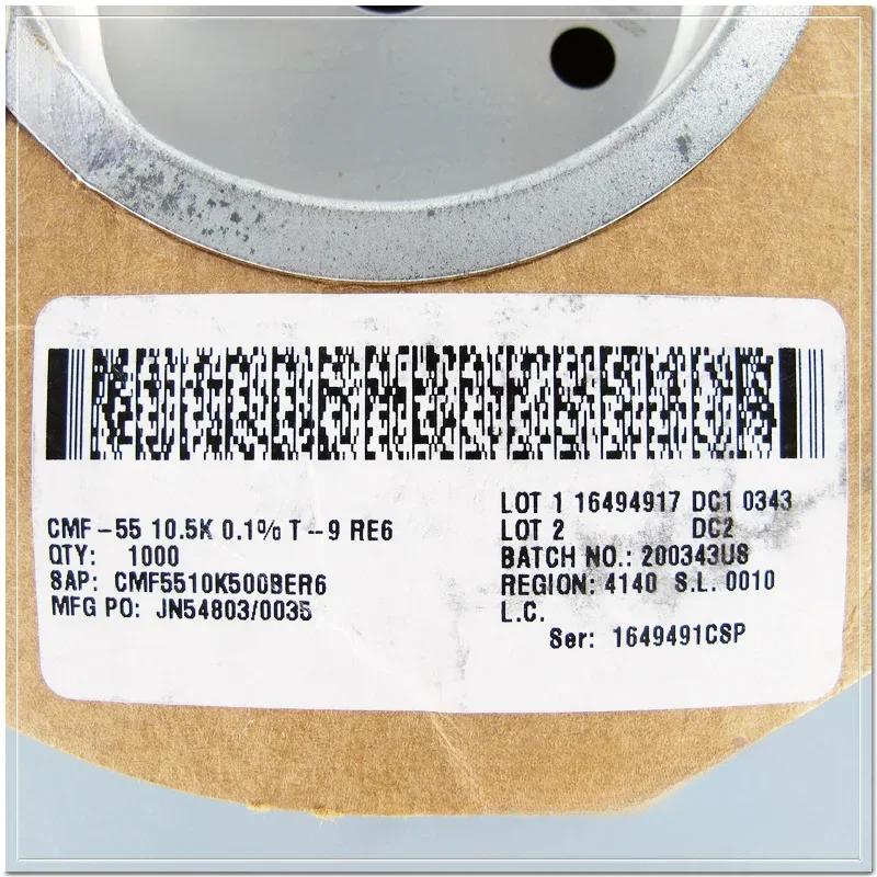 10 шт. VISHAY DALE CMF55 (RN55E) 5 K/0 25 W 0.1% 25ppm осевой металлический пленочный резистор
