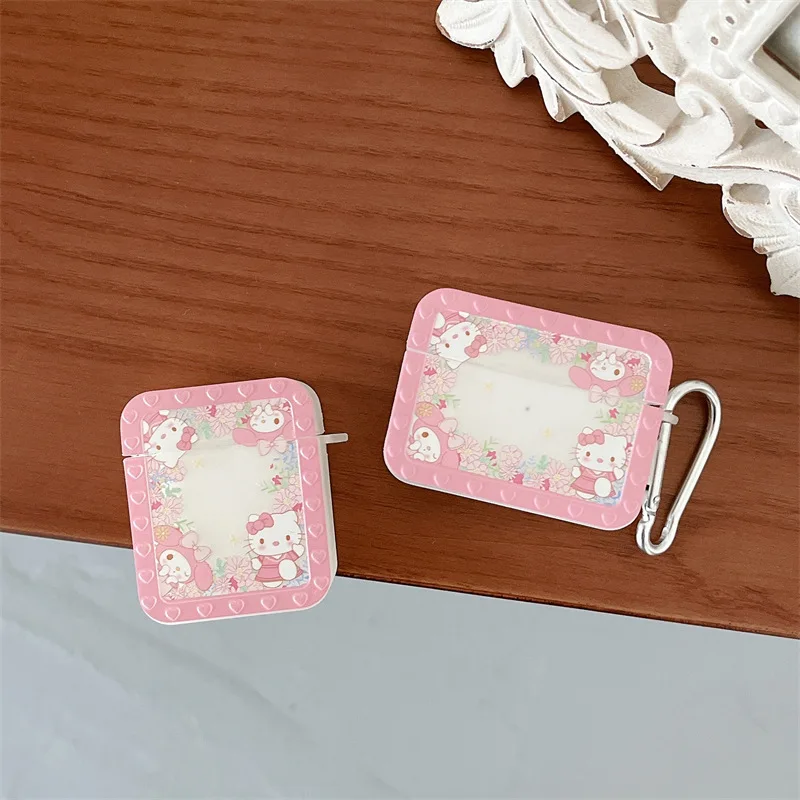 

S-85 Fresh Pink Cat Rabbit AirPods 3 Case Apple AirPods 2 Case Cover AirPods Pro Case IPhone Earphone Accessories Air Pod Case