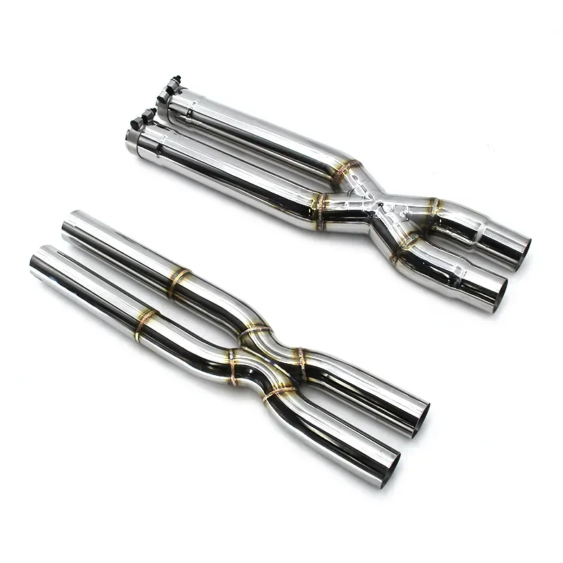 Секционные трубы с высоким потоком выхлопная труба катализатором для Maserati Gran