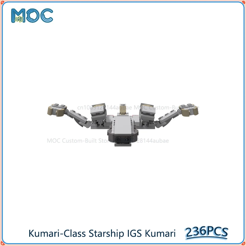 Kumari-Class Starship IGS Kumari Модель MOC Строительные блоки Космический самолет Сборка