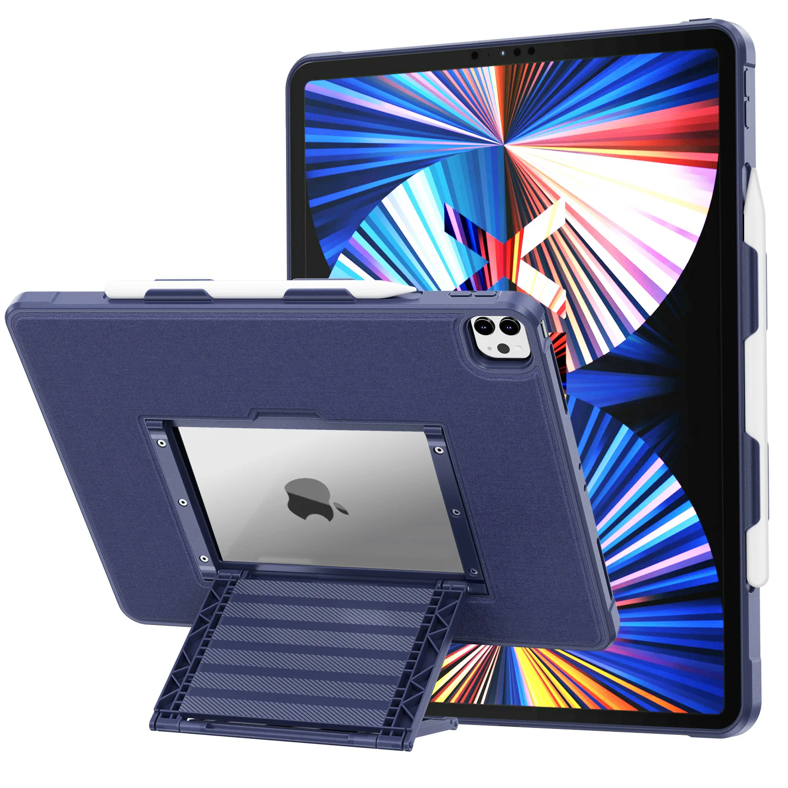 

New Applicable To 2021 Ipad Pro 11 12.9 Air4 Mini6 Suspension Support Plate Protective Cover Anti Falling Cloth Protective Shell