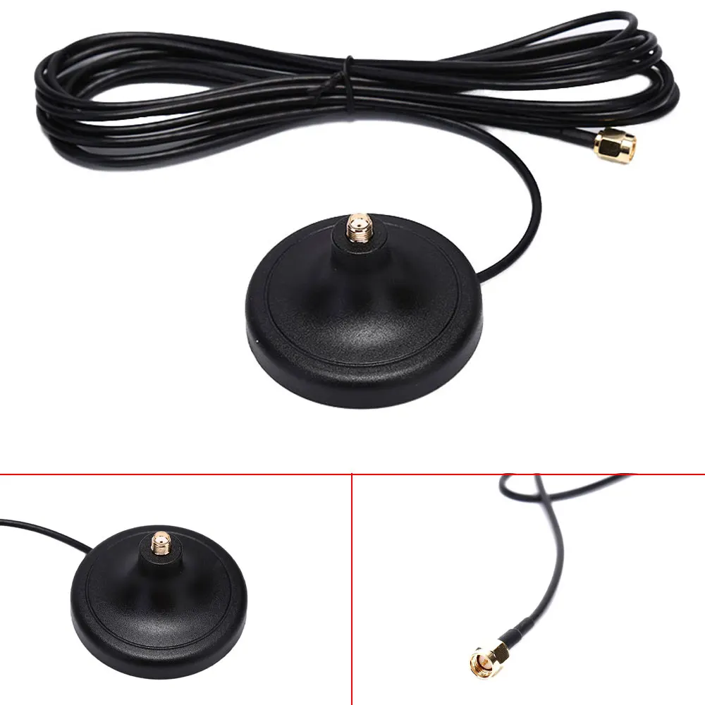 

1 Pcs Antenna Extension Cable 3M length SMA Male to Female WiFi Magnetic Base for Router Wireless Network Card Car Accessories