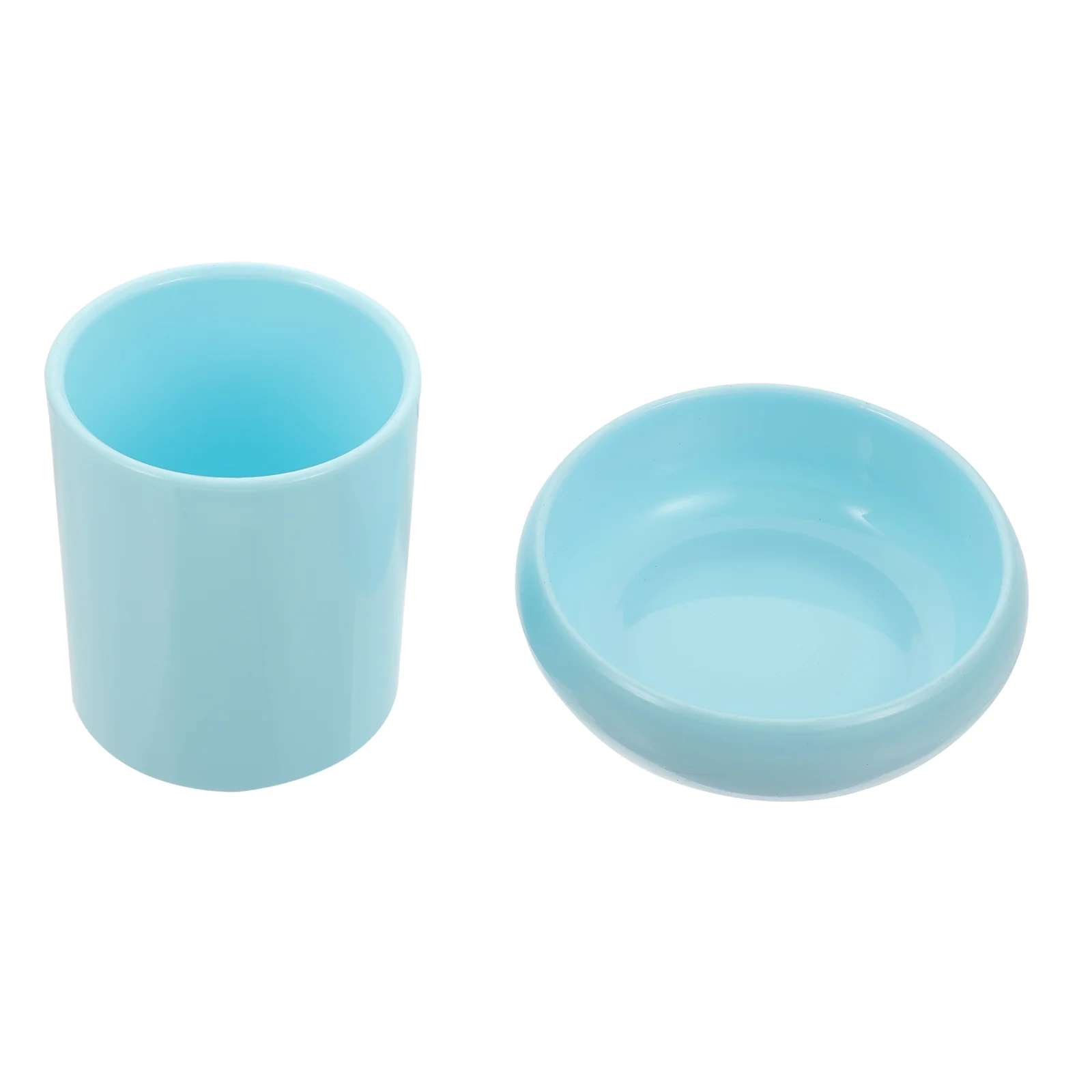 

2Pcs Plastic Pen Storage Holder Writing-brush Container Calligraphy Supply