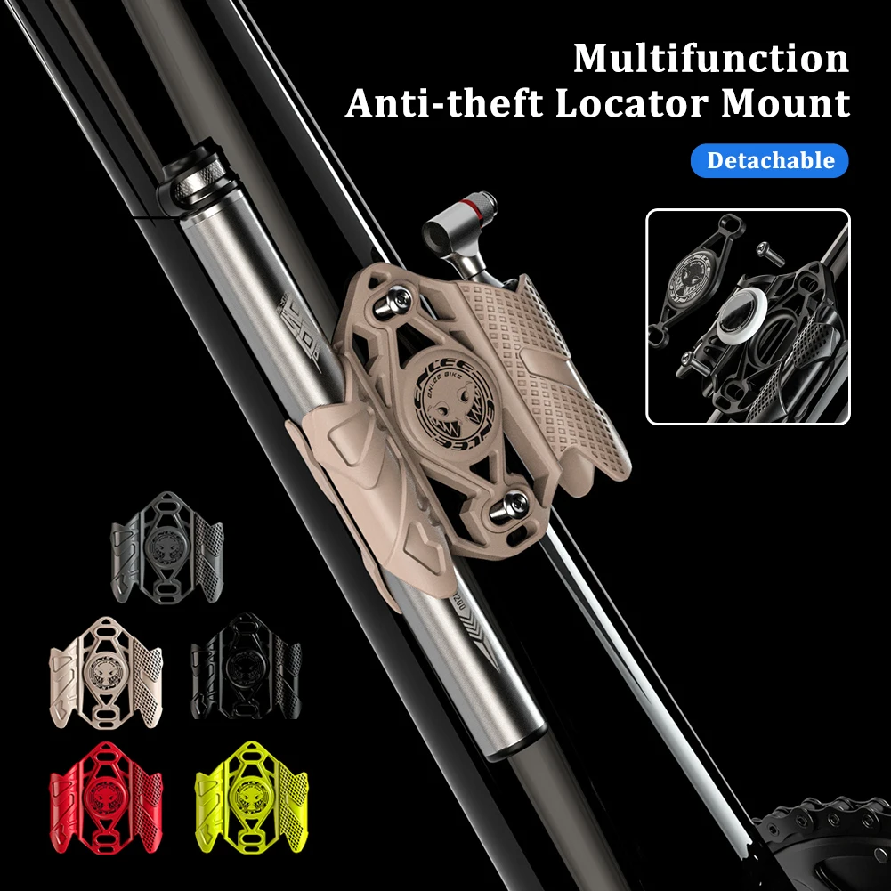

For AirTag Bike Tracker Bracket Bike Accessories Anti-Theft Locator Protective Cover Water Bottle Case Holder MTB Road Cycling