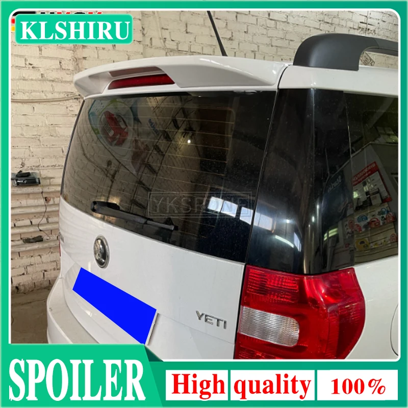 

hot rear window roof spoiler for 2014 2015 2016 2017 Volkswagen VW SKODA YETI by white black color or primer paint spoilers
