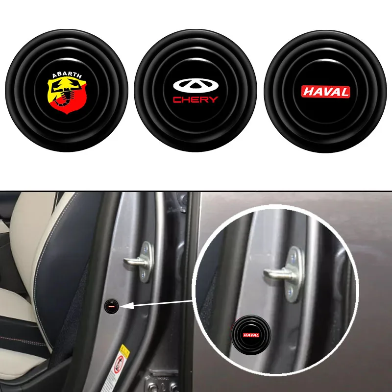 

4Pcs Car Door Shock Stickers Absorber Soundproof Buffer Pier For Suzuki swift samurai vitara jimny 2021 grand vitara ltz 400