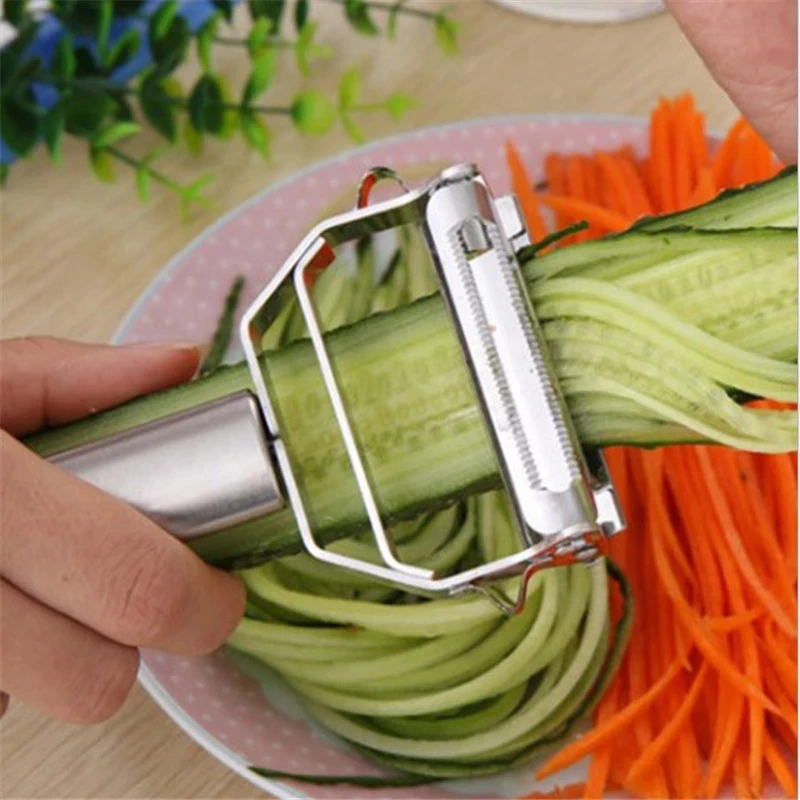 

Stainless Steel Multi-function Vegetable Peeler&ampJulienne Cutter Julienne Peeler Potato Carrot Grater Kitchen Tool