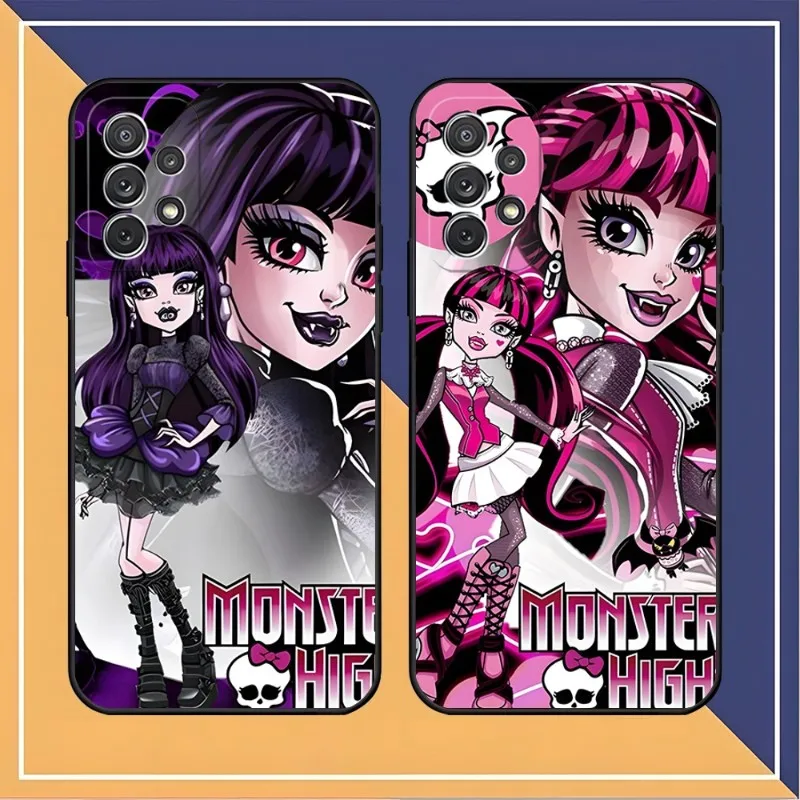 Чехол для Телефона В Стиле Аниме Monster High чехол Samsung Note20 10 8 9 Pro Plus Ultra M20 M31 M40 M10 J7 J6 Prime