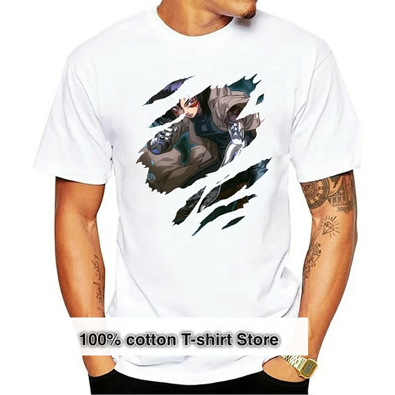 

Gunnm Gally Fallen Angel Alita Tee Shirt Battle Angel Comic Movie Leisure T Shirt Men Short Sleeves Tops 100% Cotton T-Shirts