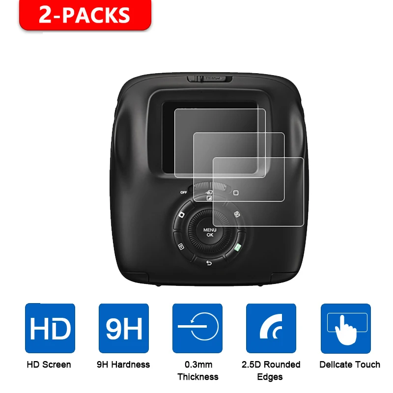

2 шт. закаленное стекло для Fujifilm Instax SQUARE SQ20 Mini Liplay Evo защита для экрана камеры HD Прозрачная защитная стеклянная пленка